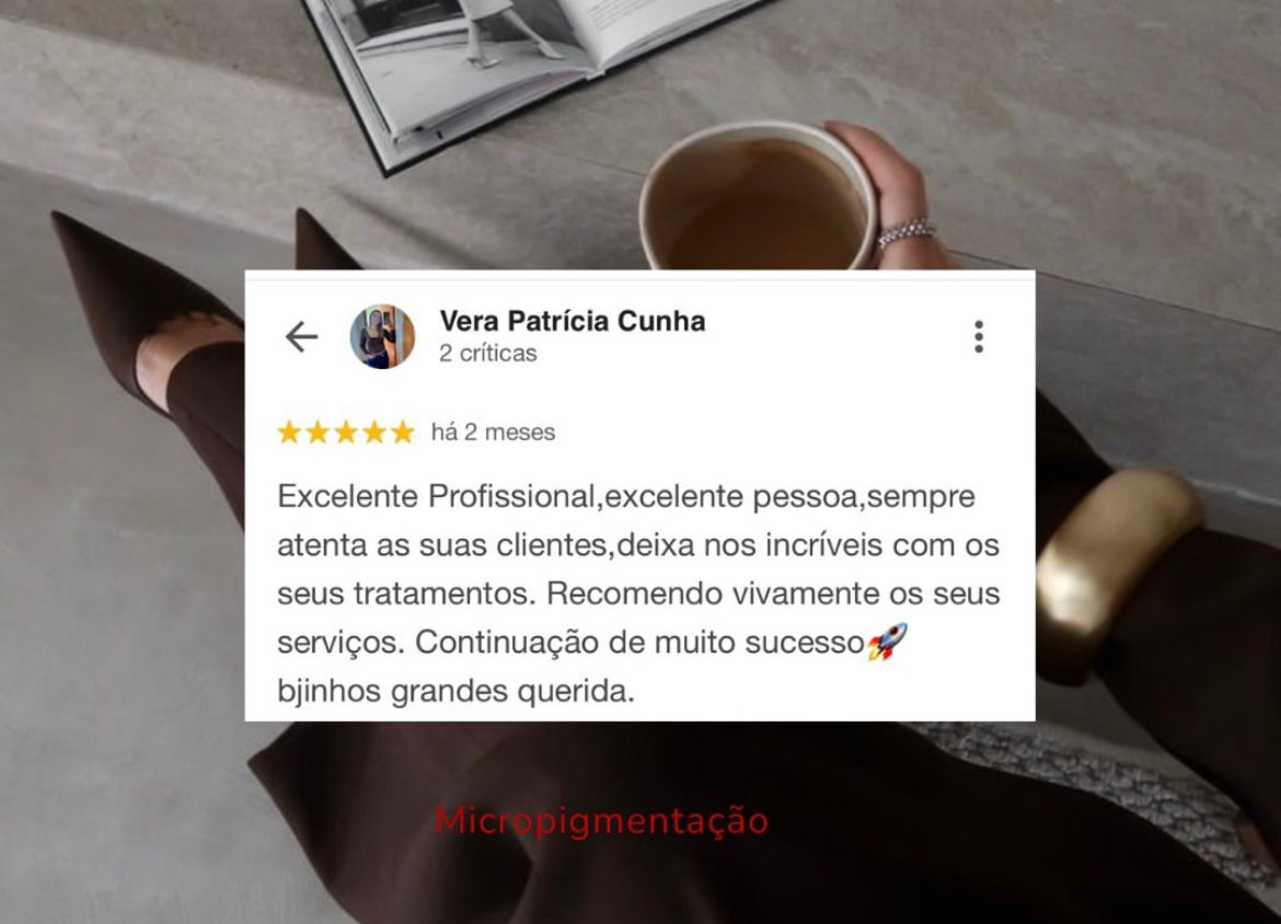 Testemunho Vera Patrícia Cunha, Micropigmentação